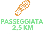 Passeggiata di 2,5 km. Partenza ore 10.00