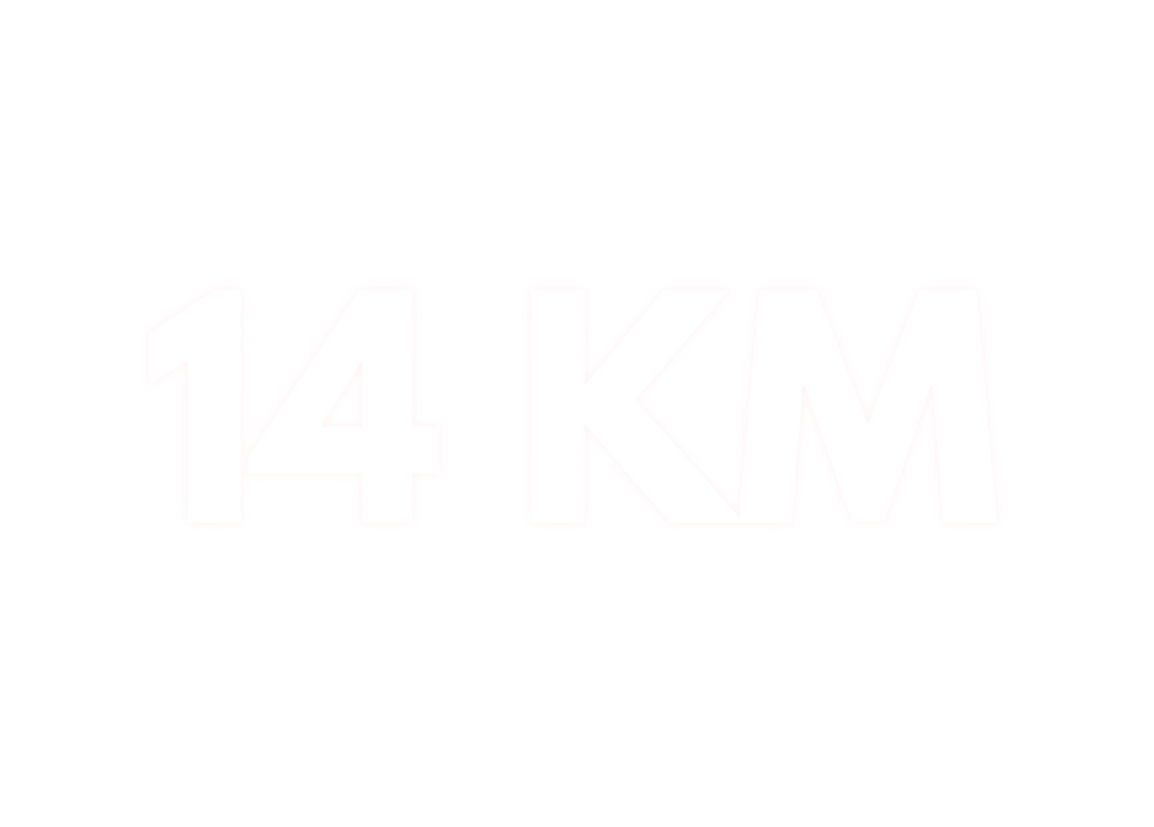 Percorso di 14 km, competitiva e non competitiva